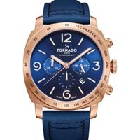 Tornado Men's Chronograph Blue Dial Watch - T9102-RLNN