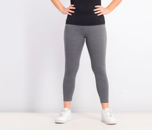 Womens Heather Leggings  Dark Grey