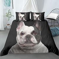 Dog Duvet Cover Set Quilt Bedding Sets Comforter Cover,Queen/King Size/Twin/Single/(Include 1 Duvet Cover, 1 Or 2 Pillowcases Shams),3D Prnted miniinthebox - thumbnail