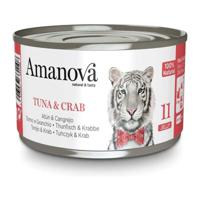 Amanova Canned Cat Tuna & Crab Jelly - 70g - thumbnail