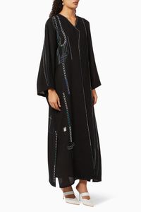 Embroidered Crepe Abaya