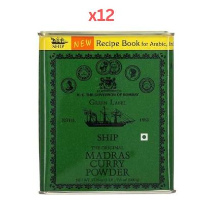 Ship Madras Curry Powder 500G Pack of 12