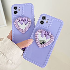 Phone Case For Apple Back Cover iPhone 12 Pro Max 11 SE 2020 X XR XS Max 8 7 Shockproof Dustproof Graphic Butterfly Heart TPU miniinthebox