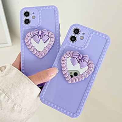Phone Case For Apple Back Cover iPhone 12 Pro Max 11 SE 2020 X XR XS Max 8 7 Shockproof Dustproof Graphic Butterfly Heart TPU miniinthebox