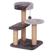 Ebi Scratching Tree Trend Chestnut For Cats - Brown-40X40X61.5Cm