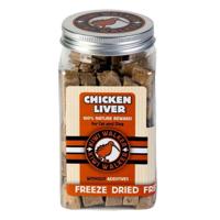 Kiwi Walker Freeze Dried Grain Free Snack Chicken Liver Cubes Cat And Dog Treats - 115G