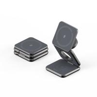 Adam Elements Mag 3 Magnetic 3-In-1 Foldable Travel Charging Station - thumbnail