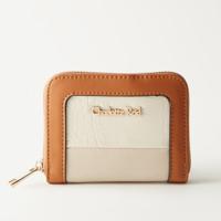 Charlotte Reid Panelled Wallet with Zip Closure