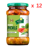 Natures Choice Mixed Pickle - 400Gm Pack Of 12 (UAE Delivery Only)