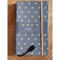 Collins A5 Daisy Slim Ruled Notebook - Ash
