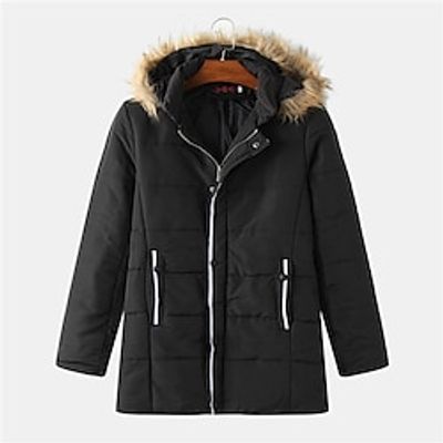 Men's Puffer Jacket Padded Zipper Pocket Polyster Outdoor Sport Daily Wear Fashion Casual Warm Casual Winter Plain Black Puffer Jacket Lightinthebox Men's Puffer Jacket Padded Zipper Pocket Polyster Outdoor Sport Daily Wear Fashion Casual Warm Casual Winter Plain Black Puffer Jacket Lightinthebox