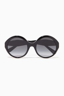 Round Sunglasses in Acetate