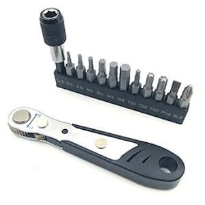 1 Set Mountain Bike Torque Wrench Repair Tool Set Allen Key Repair Socket Bicycle Spanner Wrenches PHO Lightinthebox