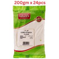 Natures Choice Corn Starch Flour, 200 gm Pack Of 24 (UAE Delivery Only)