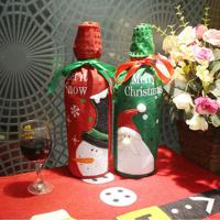 Santa Snowman Wine Bottle Covers Bag