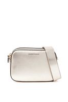 Metallic Leather Cross-Body Camera Bag Metallic Leather Cross-Body Camera Bag