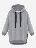 Sports Drawstring Hooded Women Casual Hoodies - thumbnail