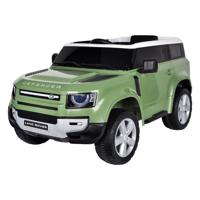 Megastar Ride on push Car Licensed Land Rover Defender, Anti-skid Wheel Green