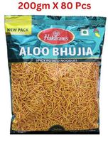 Haldirams Aloo Bhujia 200 Gm Pack Of 80 (UAE Delivery Only)