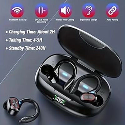 Premium Wireless Sports Headphones - Hi-Fi Stereo Music Waterproof  Comfortable Design - Perfect Gift for Boyfriend  Girlfriend miniinthebox