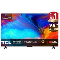 TCL 75 Inch 4K UHD Smart TV | Google TV with Built-in Chromecast & Google Assistant | Hands-free Voice Control | Dolby Audio | HDR10 & Micro Dimmin... - thumbnail