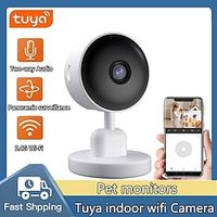 WIFI 3MP mini indoor motion detection tuya cameras wifi receiver for home surveillance security CCTV Surveillance Baby camera Lightinthebox - thumbnail