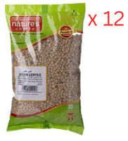 Natures Choice Green Lentils, 1 kg Pack Of 12 (UAE Delivery Only)