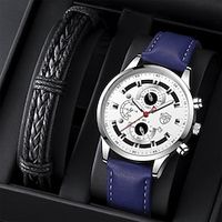 DEYROS Brand Men Quartz Watch Fashion Business Calendar Watch Men's Sports Stainless Steel Quartz Watch Lightinthebox - thumbnail