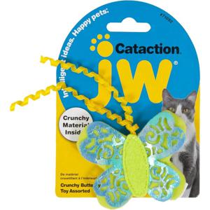 Jw Cataction Crunchy Butterfly Toy - Multicolor