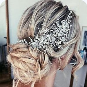 Headpiece Crystal Wedding Birthday Elegant Bridal With Crystal Headpiece Headwear Lightinthebox