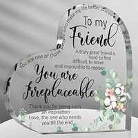Friends Gift For Women Friendship Bestie Gifts For Woman Best Sunflower Gift Unbiological Sister Gift Christmas Birthday Gift Thank You Gift For Women Acrylic Friendship Lightinthebox
