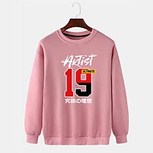 Men's Unisex Sweatshirt Graphic Prints Letter Print Sports  Outdoor Casual Daily Hot Stamping Basic Designer Hoodies Sweatshirts  Blue Purple Yellow Lightinthebox