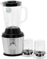 Olsenmark 500W 3 in 1 Multifunctional Blender, Silver/Black- OMSB2382