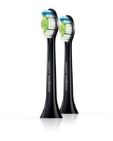 PHILIPS Sonicare DiamondClean Standard Black Sonic Toothbrush Heads (2 Pack) - thumbnail