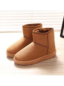 Warm Fleece Thickened Flat Warm Cotton Snow Boots