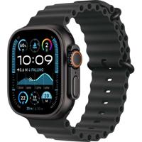 Apple Watch Ultra 2, (2024) GPS + Cellular 49mm, Black Titanium Case with Black Ocean Band