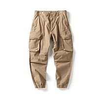 Men's Work Pants Hiking Cargo Pants Hiking Pants Trousers Military Winter Summer Outdoor Regular Fit Ripstop Quick Dry Multi Pockets Breathable Cotton Bottoms Army Green Black Dark Gray Khaki Work Lightinthebox - thumbnail