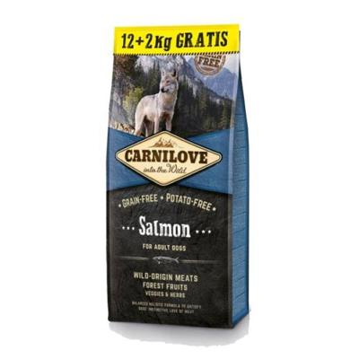Carnilove Salmon For Adult Dogs 12kg +2kg FREE Carnilove Salmon For Adult Dogs 12kg +2kg FREE