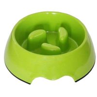Nutrapet Melamine Slow-Feeding Bowl Green Medium-14/4.5 Cms Ml Oz