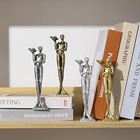 Resin Scholar Figurine Slim Human Sculpture Decoration Creative Craft Tabletop Statue Ornament Suitable for Office Wine Cooler Decor miniinthebox - thumbnail