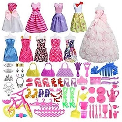 85 Sets 11.5-inch Changing Doll Clothing Short Skirts Girl Toy Accessories Birthday Sets Children's Parties Lightinthebox