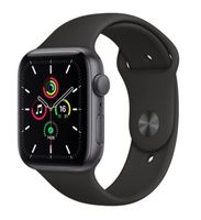 Apple Watch SE GPS, 40mm Space Gray Aluminium Case with Black Sport Band - thumbnail