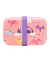 The Leonardo Collection Bamboo Unicorn Lunch Box - thumbnail