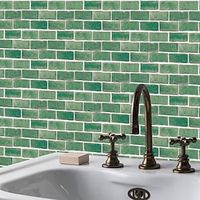 10pcs Realistic Stone Pattern Slate Wall Sticker Peel and Stick Wallpaper Self Adhesive for Cabinets Tables Chairs and Kitchen Bathroom Waterproof Easy to Use and Oil Resistant Crystal Membrane Wallpape Lightinthebox - thumbnail