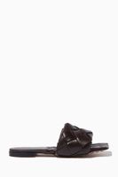 The Lido Flat Sandals in Nappa The Lido Flat Sandals in Nappa