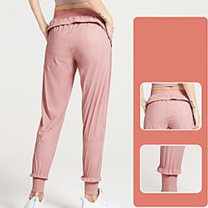 Women's Sweatpants Jogger Pants Elastic Waistband Pocket Nylon Spandex Stripes Sport Athleisure Pants  Trousers Pants Bottoms Moisture Wicking Quick Dry Breathable Soft Comfortable Everyday Use Lightinthebox