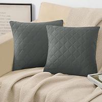 Diamond Solid Decorative Pillowcases Square Lumbar Pillow Cover Cushion Cases for Sofa Couch Farmhouse Lightinthebox