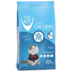 Van Cat White Bentonite Clumping Cat Litter Fresh 10Kg