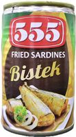 555 Fried Sardines Bistek - 155 Gm Pack Of 100 (UAE Delivery Only)
