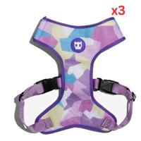 Zee.Dog Candy Adjustable Air Mesh Harness Large (Pack of 3)